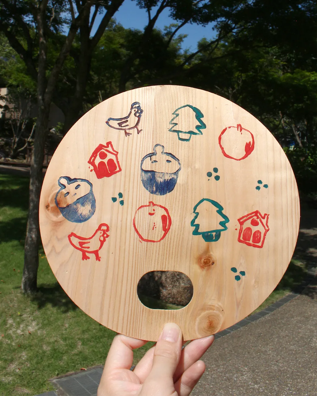 森の素材でものづくり体験🌳