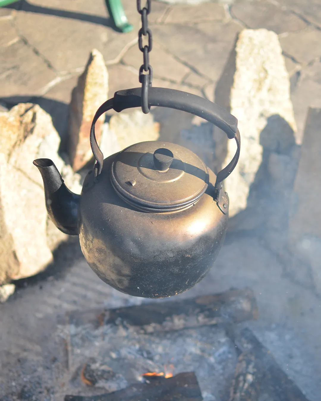 ぱちぱち、冬の風物詩