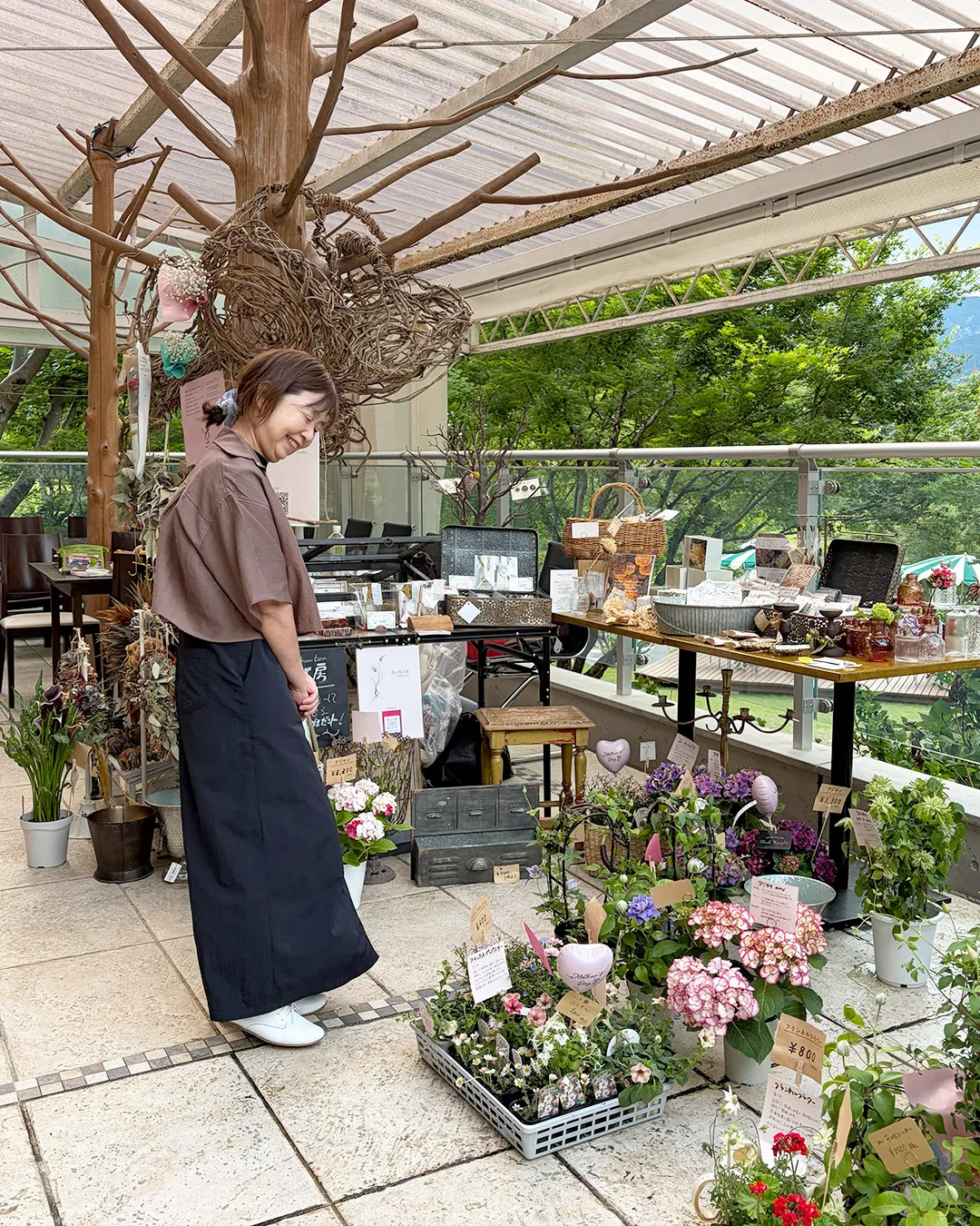 出張花屋さん、開店中🌼