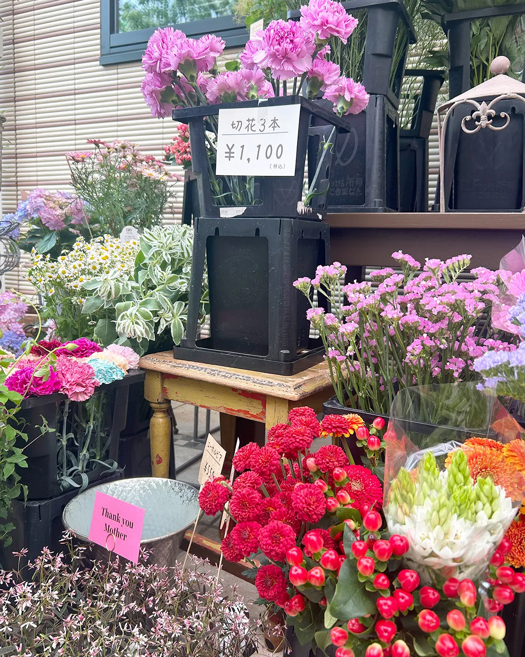出張花屋さん、開店中🌼