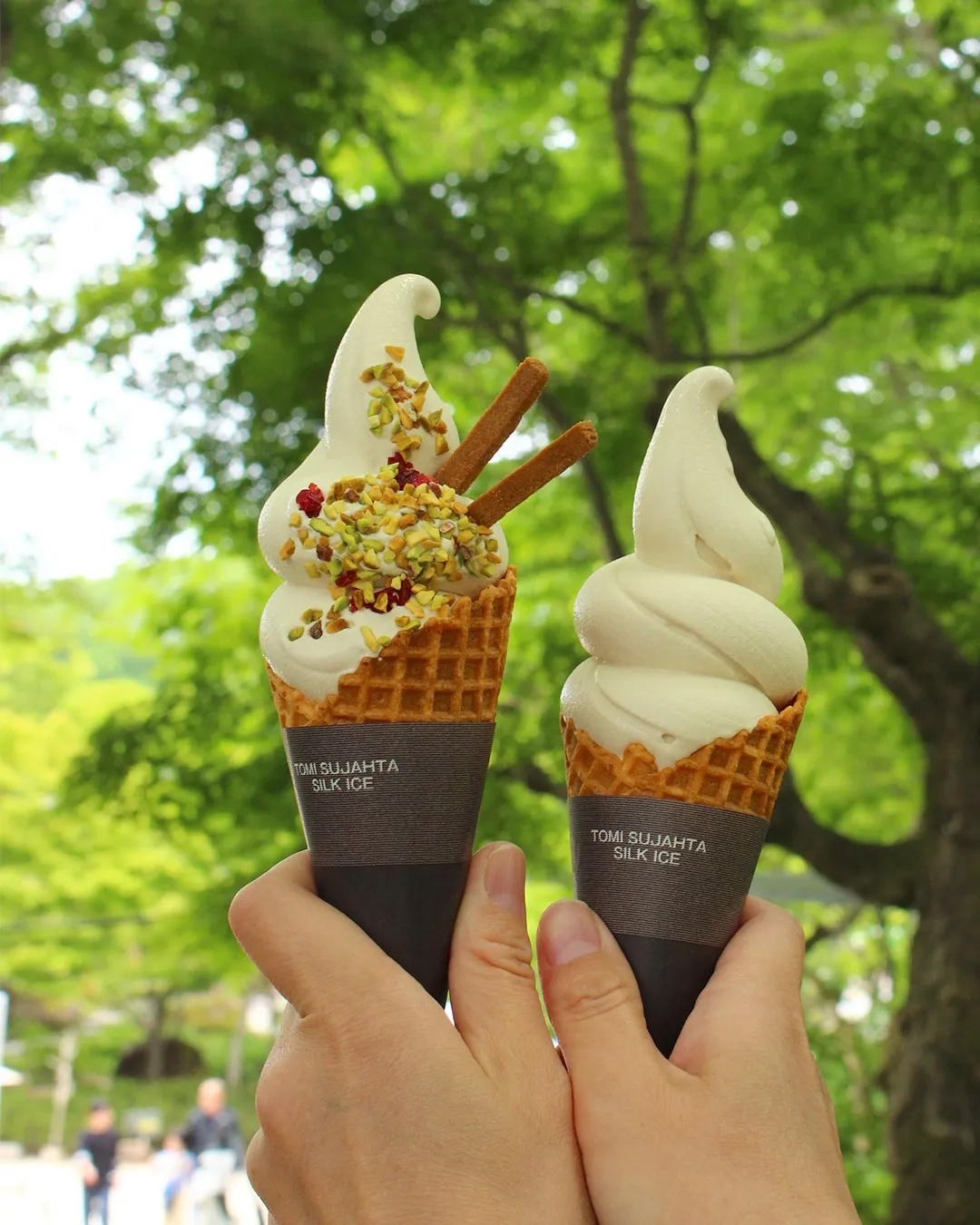 初夏の森で味わう、銀の森名物🍦
