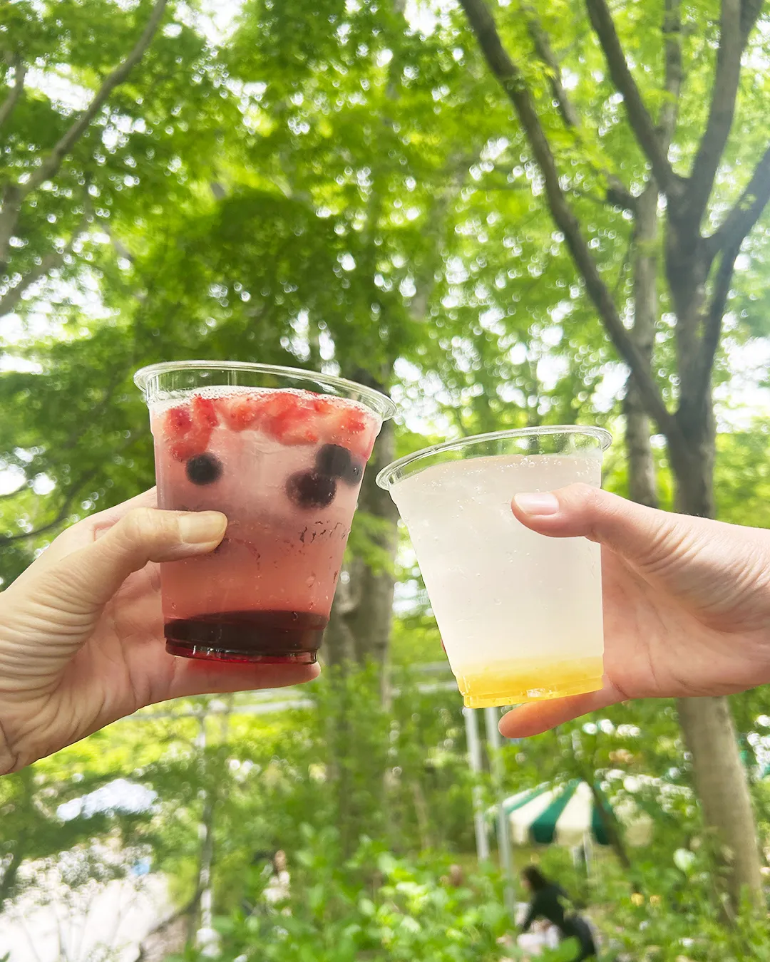 ひんやりドリンクで乾杯！