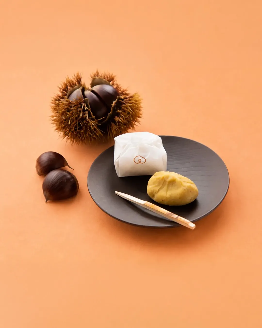 「栗びらき」で、秋はじめ🌰